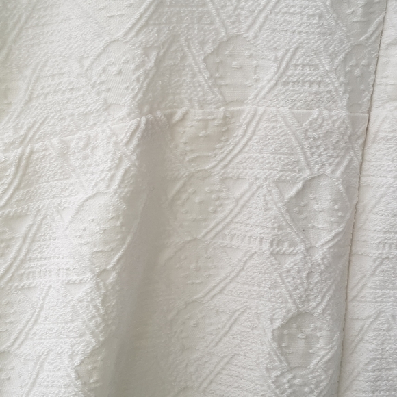 Zara trafaluc embroided strapped mini dress, Large, White, Spaghetti Stripe - Picture 6 of 10